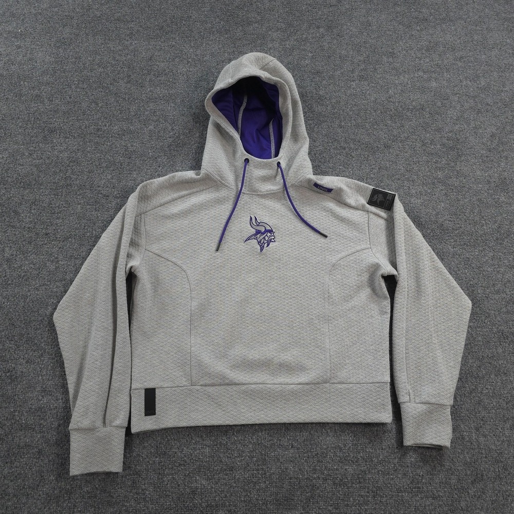 Minnesota Vikings Hoodie Womens XL Gray NFL Football UNRL Ascend Limited Edition